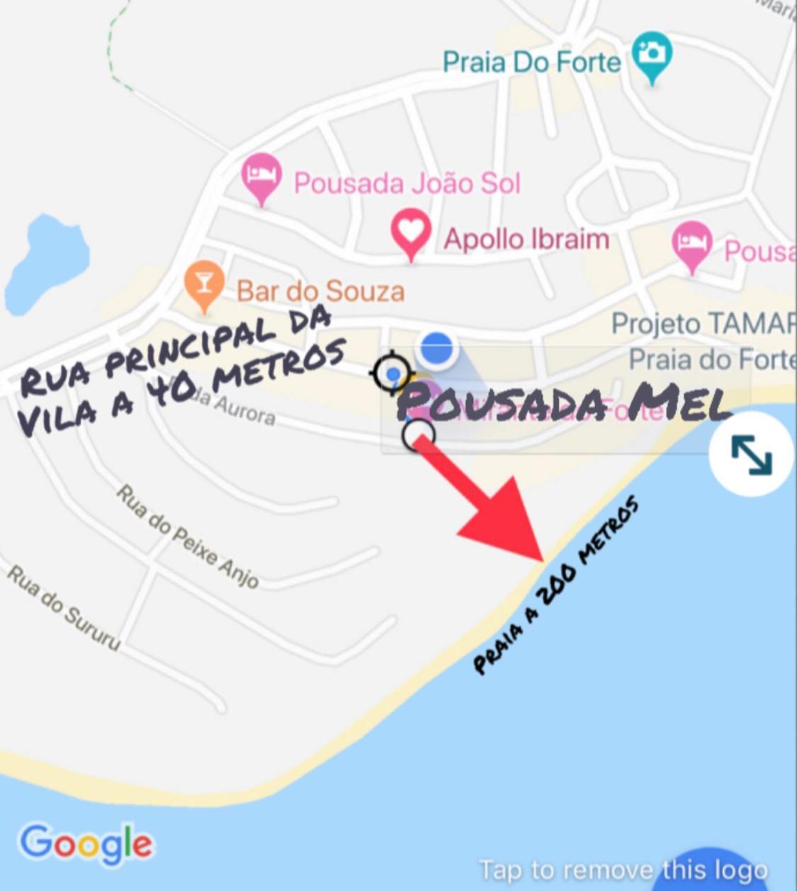 Pousada Mel Praia do Forte Ngoại thất bức ảnh